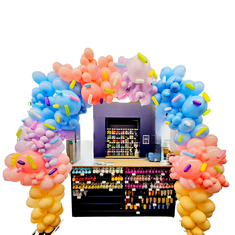 Une arche pleine de gourmandise avec ses couleurs flamboyantes