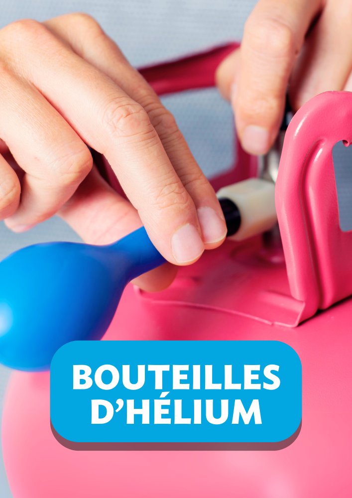 Bouteilles d'Hélium