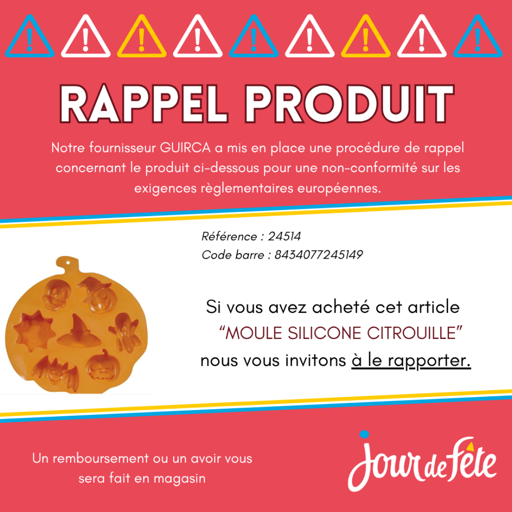 Moule silicone Halloween pour 7 petits biscuits