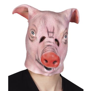 Masque Intégral en Latex Cochon