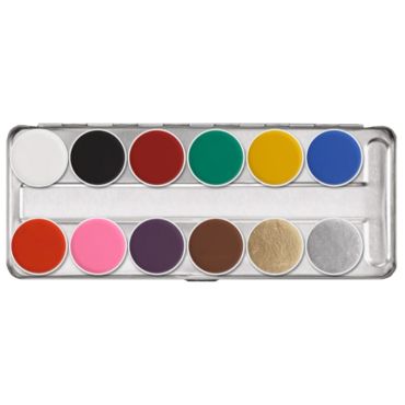 Maquillage Kryolan - Aquacolor - Palette de 12 couleurs - SN Maquillage Kryolan - Aquacolor - Palette de 12 couleurs - SN