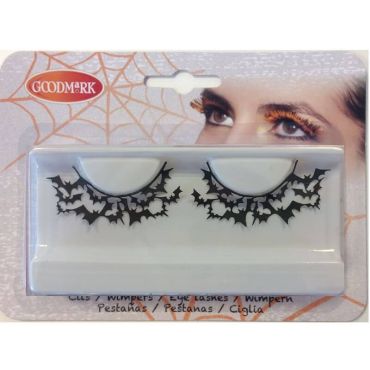 Faux cils halloween "envol de chauve souris"