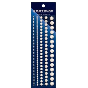 Bijoux de Peau Kryolan - Perles Blanches