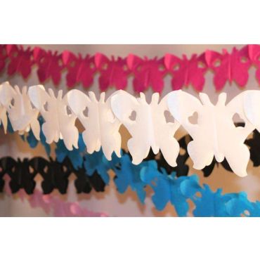 Guirlande Papillon - Blanc