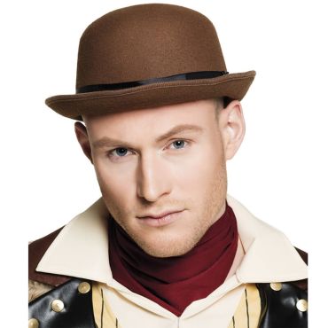 Chapeau Steampunk pour Homme - Brun