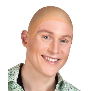 Tête Chauve en latex Adulte