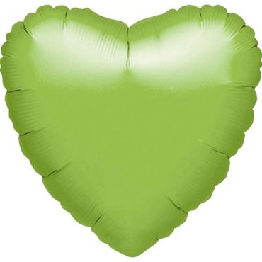 Ballon Hélium Cœur - Vert Citron