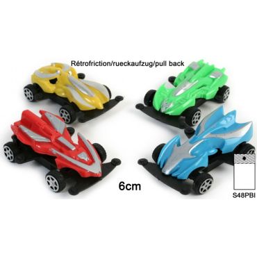Véhicule Buggy à rétro-friction - 6 cm - Couleur Aléatoire | jourdefete.com