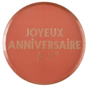 Optez pour ces jolies assiettes chaleureuses pour votre anniversaire | jourdefete.com
