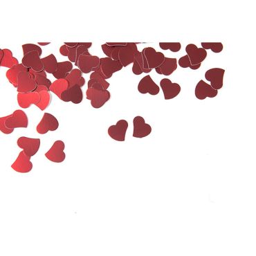 Confettis cœur rouge métallisé pour déco de fête | jourdefete.com Confettis cœur rouge métallisé pour déco de fête | jourdefete.com