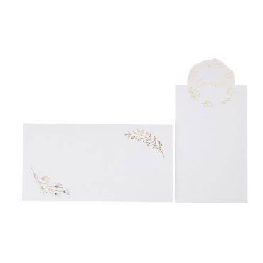 De jolies cartes de vœux à remplir lors de la première communion avec la collection Communion Blanc et Or | jourdefete.com