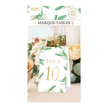 Un lot de 10 marque-places à placer sur les tables de votre mariage | jourdefete.com
