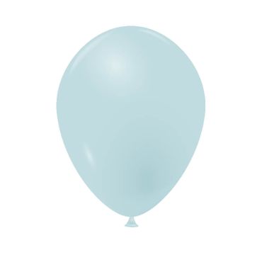 100 ballons opaques 25 cm bleu pastel | jourdefete.com