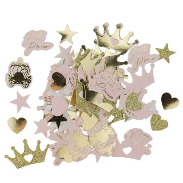 confettis-princesse-rose-or | jourdefete.com