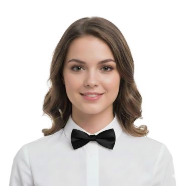 Nœud papillon noir élégant | jourdefete.com