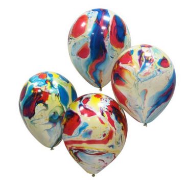 10 Ballons de baudruche - Marbrés