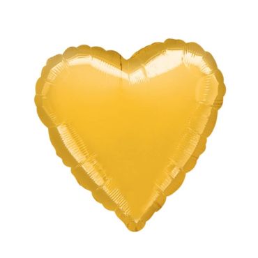 Ballon Hélium Cœur Or Ballon Hélium Cœur Or