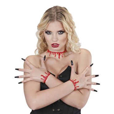 Ras le Cou "Gouttes de Sang"