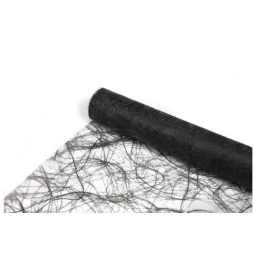 Chemin de Table Intissé 30 cm x 5 M – Noir | jourdefete.com