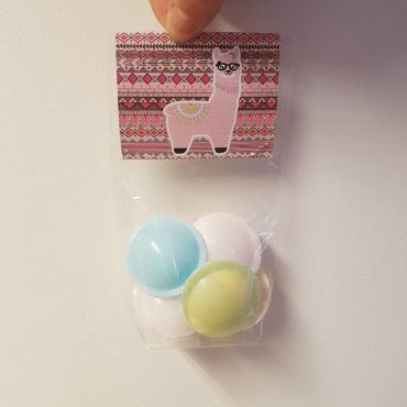 12 sachets friandises PVC Lama | jourdefete.com