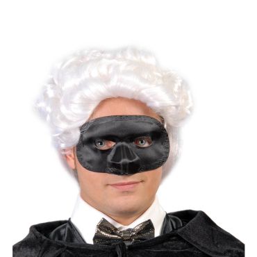 Loup Soie Noir Carnaval Adulte