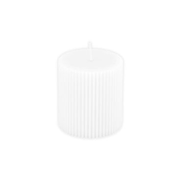 Une splendide bougie pilier cannelée pour votre table lors de votre événement | jourdefete.com