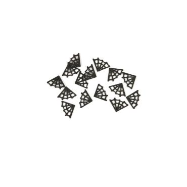 15 confettis en bois toile d'araignée | jourdefete.com