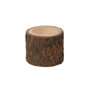Bougeoir en Bois Naturel - 5 cm