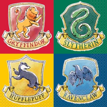 16 serviettes harry potter | jourdefete.com