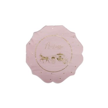serviettes-princesse-rose-or | jourdefete.com