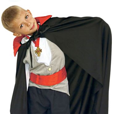 Cape Noire de Vampire pour Enfant - 90 cm