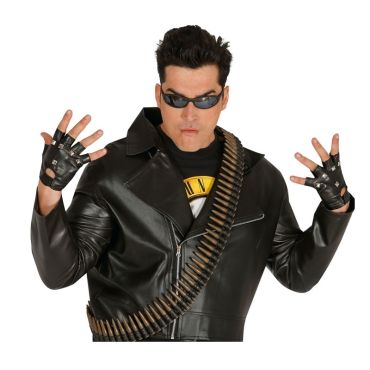 Mitaines de Motard Noires