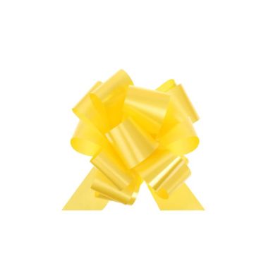 10 Grands Noeuds Automatiques - Jaune Vif