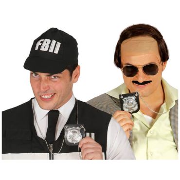 Collier avec plaque de policier