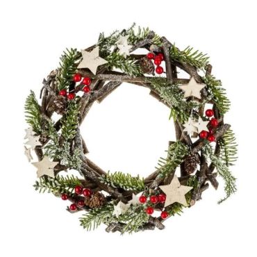 couronne-bois-sapin-decoration-noel | jourdefete.com couronne-bois-sapin-decoration-noel | jourdefete.com