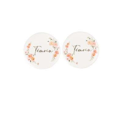 De splendides badges à offrir aux témoins de votre mariage | jourdefete.com