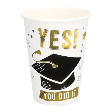 Gobelets "Yes! You Did It" pour fête de diplômé | jourdefete.com
