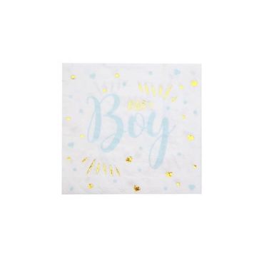 serviettes baby shower boy ou girl| jourdefete.com