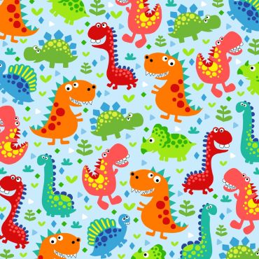 Serviettes anniversaire enfant motif dinosaures colorés 33x33 cm | jourdefete.com