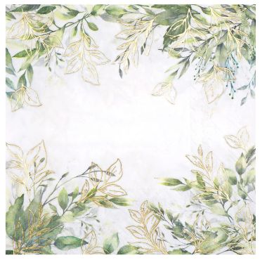 De jolies serviettes aux feuillages de couleur verte à installer sur votre table | jourdefete.com De jolies serviettes aux feuillages de couleur verte à installer sur votre table | jourdefete.com