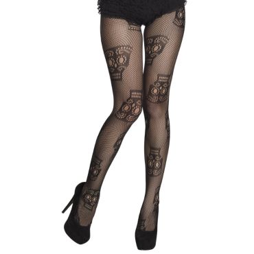 Collants Halloween - Day of the Dead - "La Pelona"