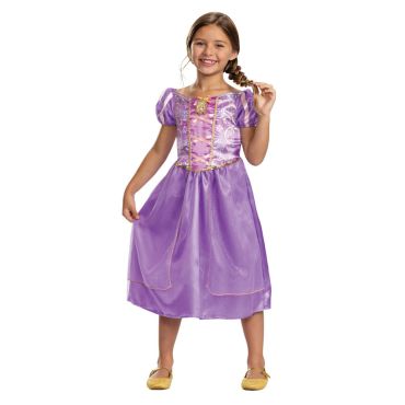 Un superbe déguisement de Raiponce pour fille pour que votre enfant ressemble à une petite princesse aux cheveux longs | jourdefete.com