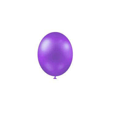 25 Ballons de baudruche métallisés - Violet | jourdefete.com