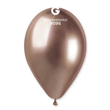 25 ballons shiny couleur rose gold de 33 cm | jourdefete.com