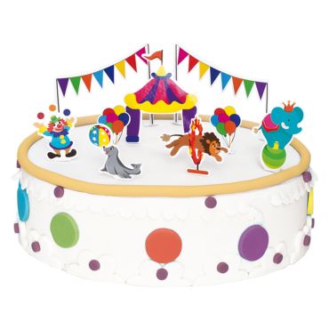 Décorations pour Gâteau Collection "Cirque Enfantin"
