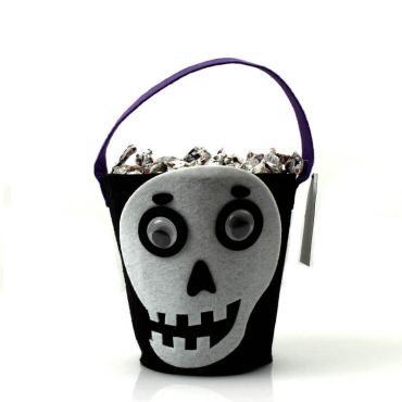 Panier Tête de Mort en Feutrine
