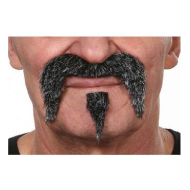 Moustache et bouc "Far West" - Poivre et Sel