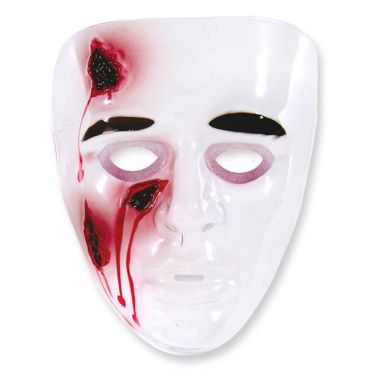 Masque Transparent avec Blessures Sanglantes