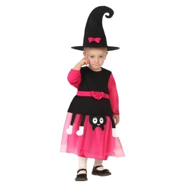 Déguisement Sorcière Araignée Bébé - Taille au Choix