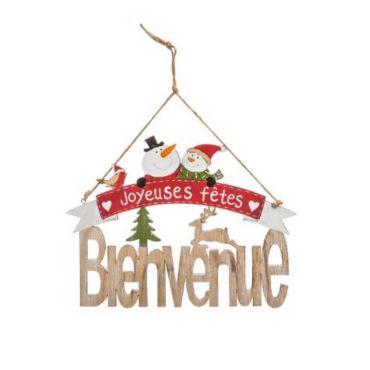 pancarte-noel-bienvenue-decoration | jourdefete.com